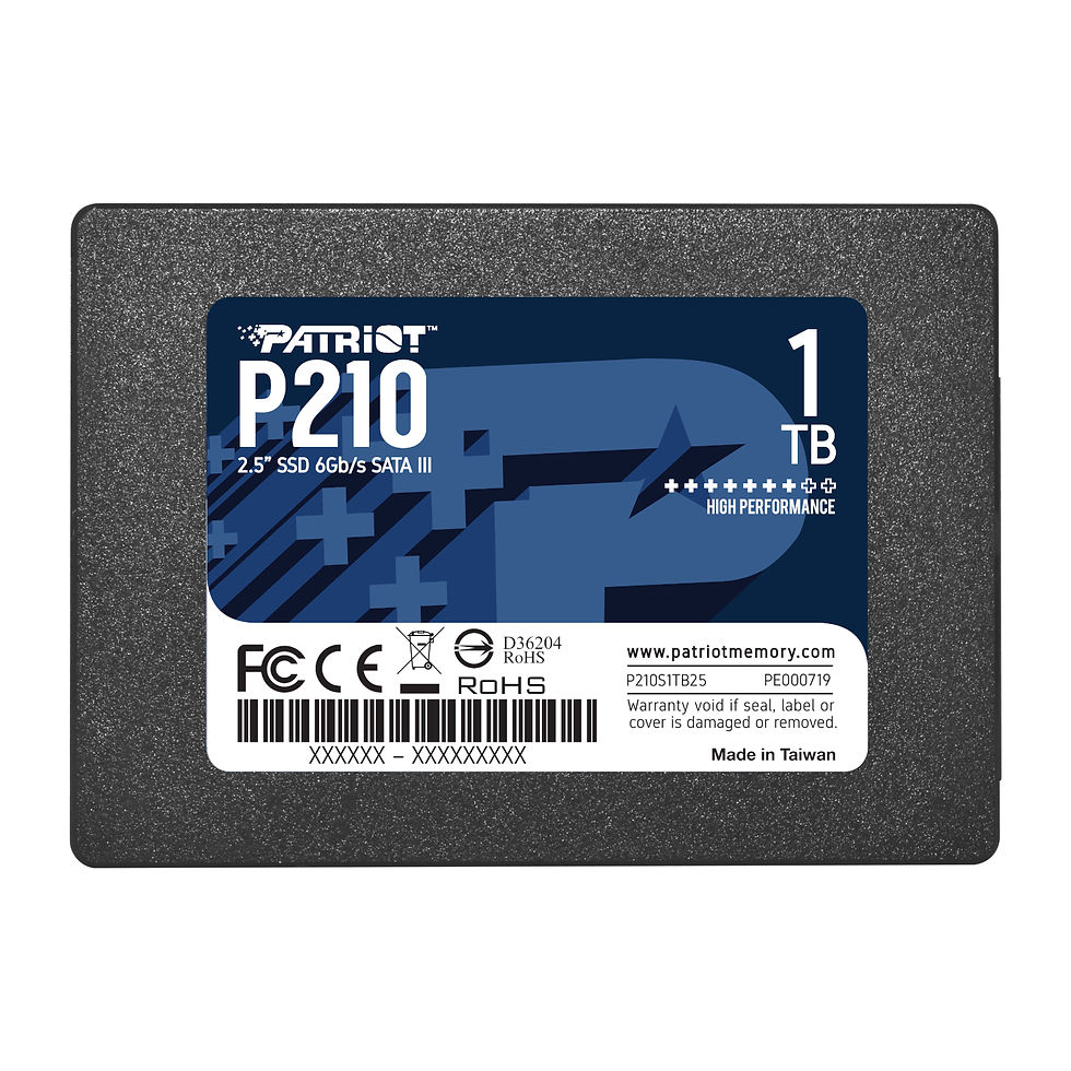 Thumbnail: Patriot P210 1TB 2.5" SATA III SSD