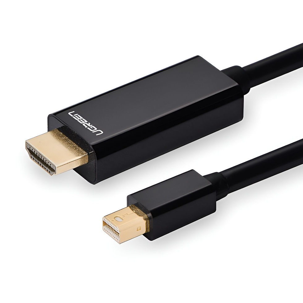 Thumbnail: UGREEN Mini DisplayPort Male to 4K@30Hz HDMI Cable 1.5m - Black