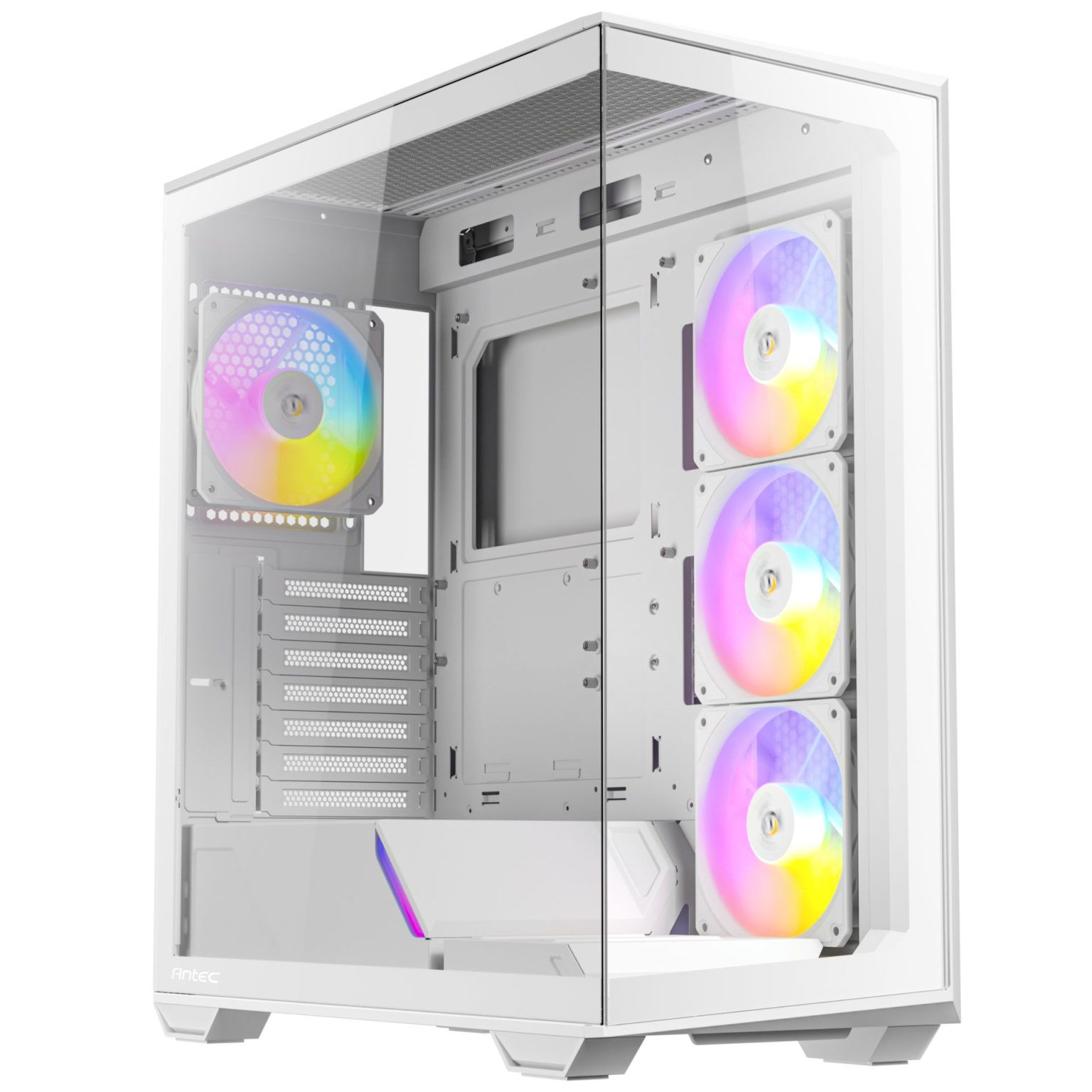 Antec C3 ARGB ATX ARGB Mid-Tower Gaming Chassis – White