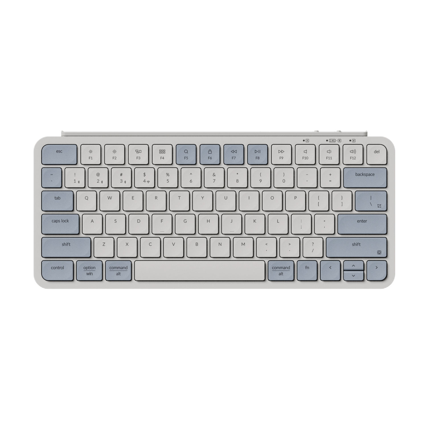 Keychron B11 Pro Ultra-Slim 75% Wireless Keyboard - Retro Blue