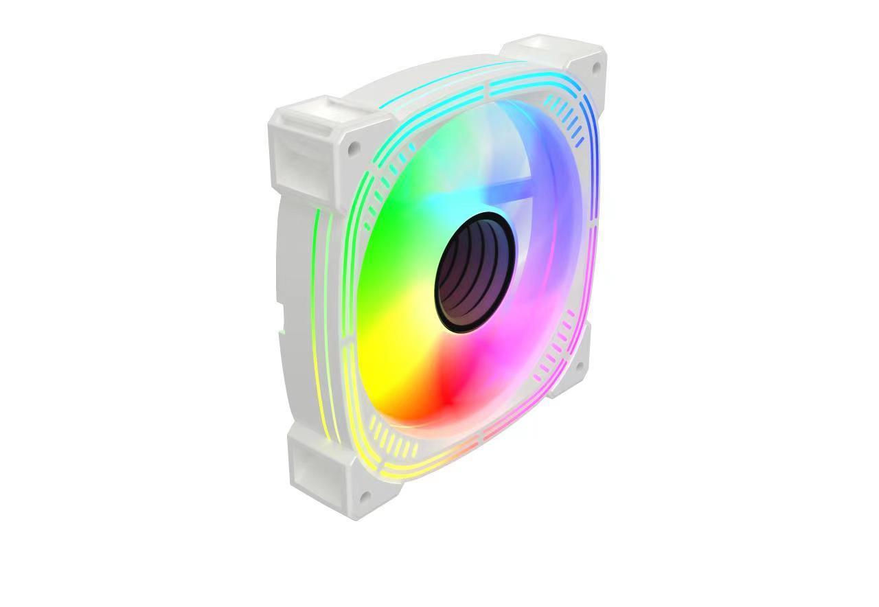 Rogueware PRISM 120mm ARGB Chassis Fan - White