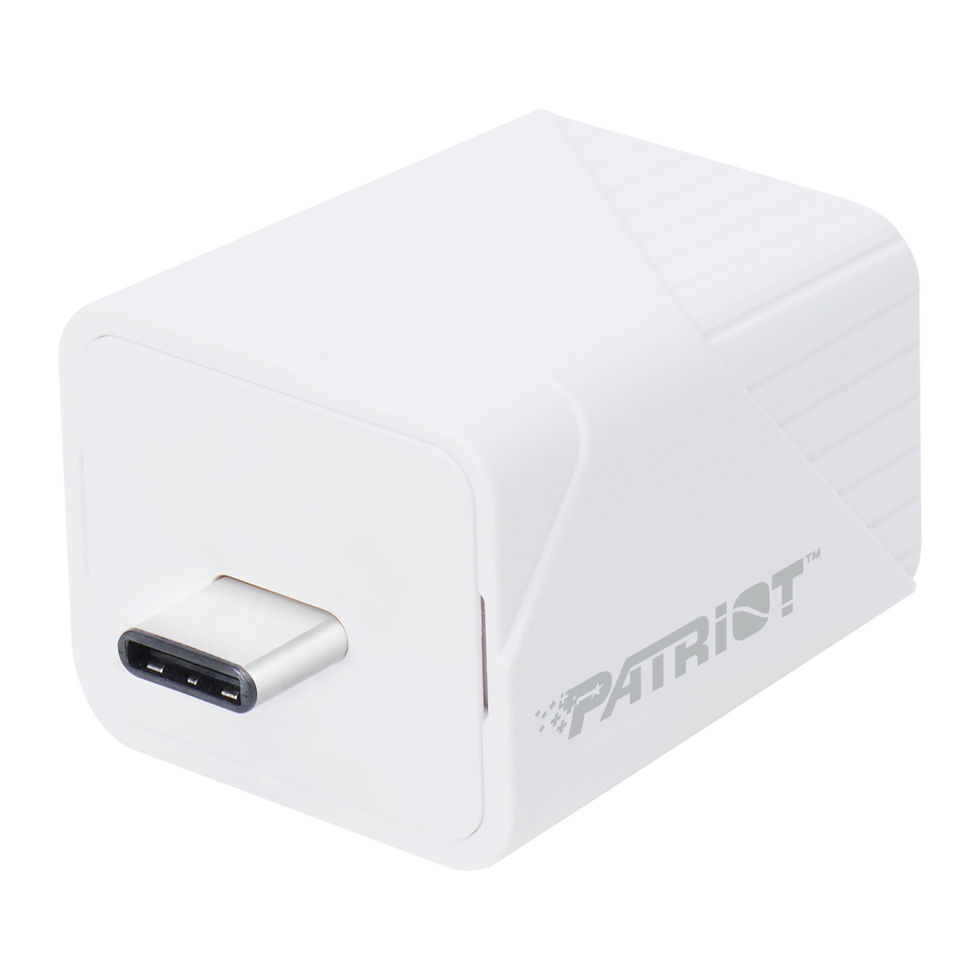 Thumbnail: Patriot iLuxe Cube 128GB Type-C Smart Backup Solution - White