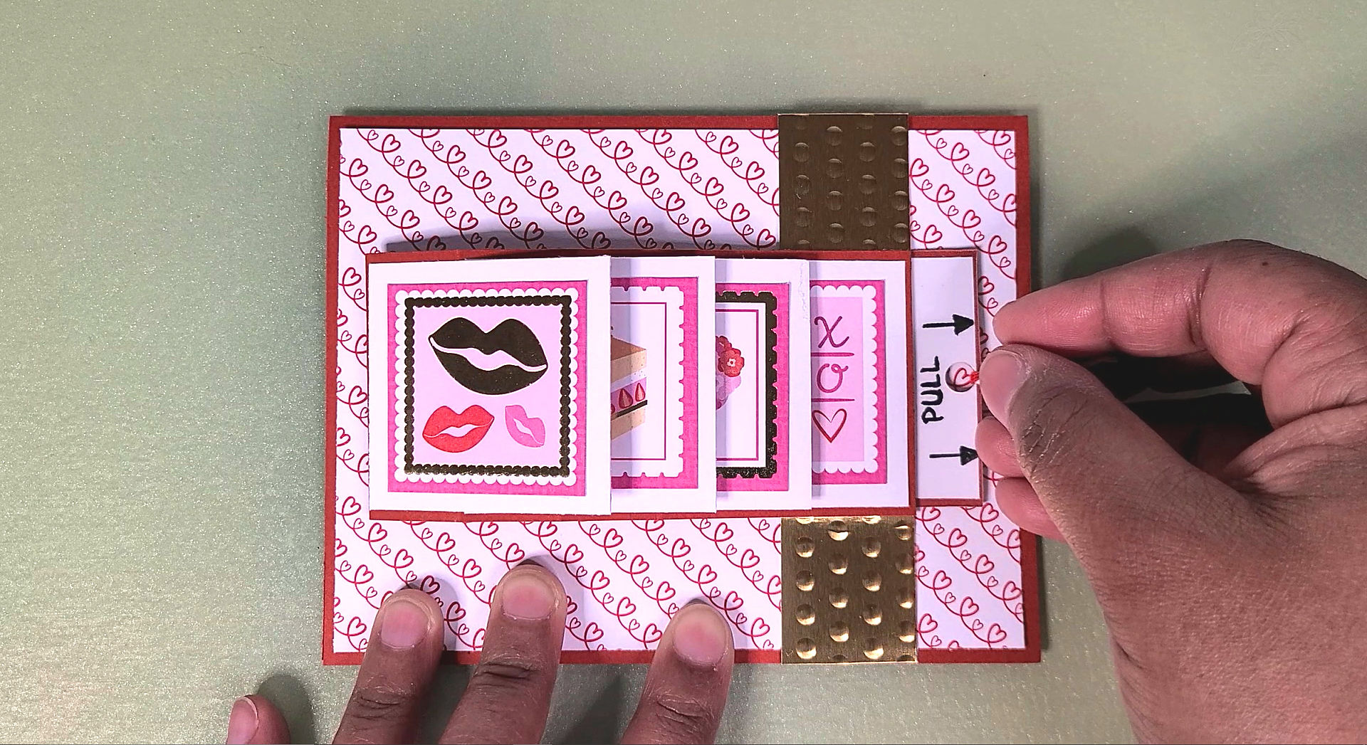 Finished Waterfall Card