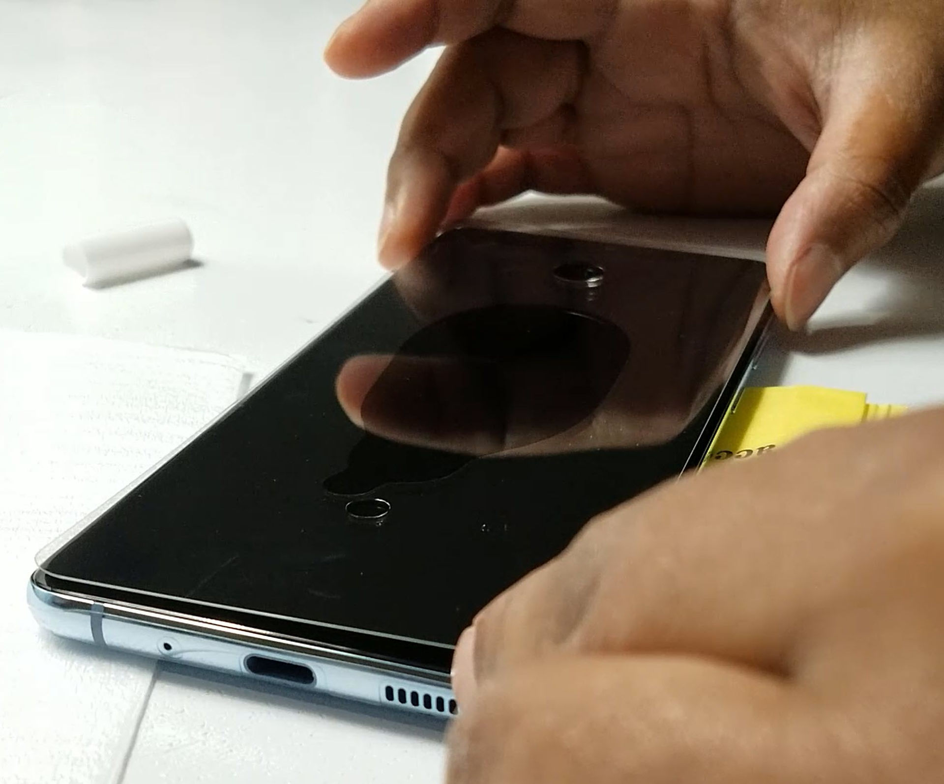 Placement of Screen Protector