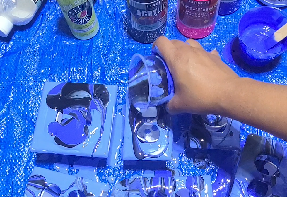Pouring Over Wall Plates