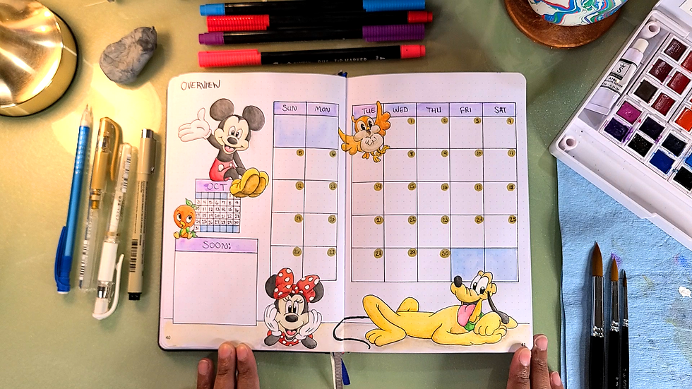 Calendar "Overview" Pages