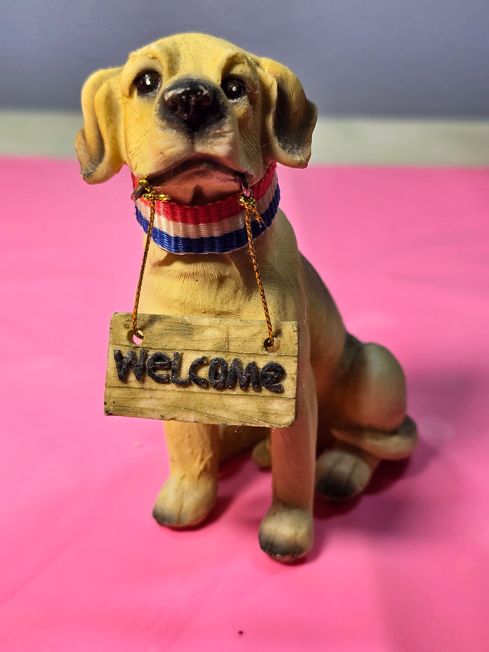 Yellow Lab Figurine