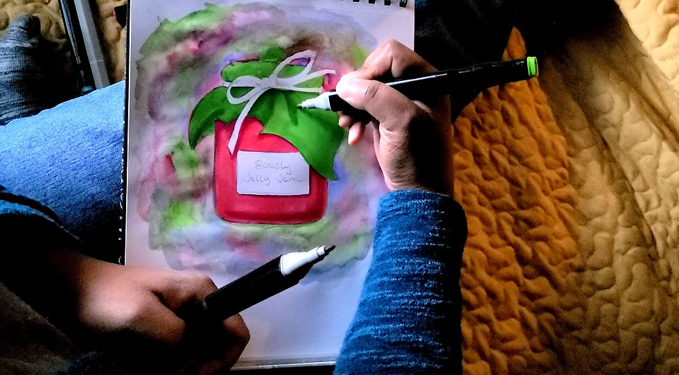 Sketchbook Page and Art