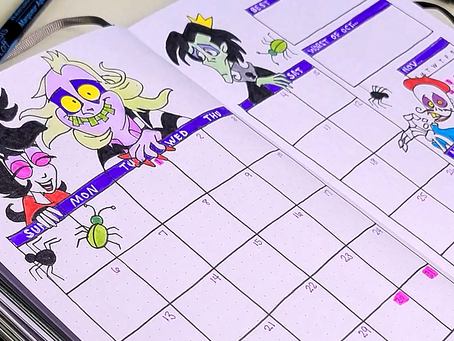 October 2024 Beetlejuice Journal Design