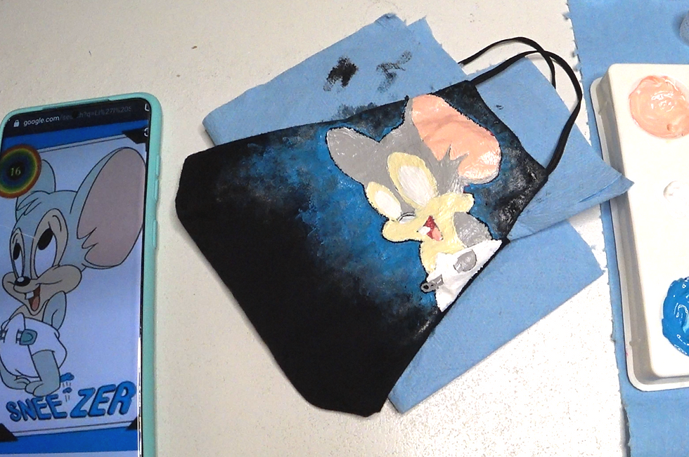 Lil' Sneezer Painted Colors and Background