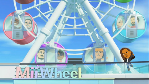 Miis and a Ferris Wheel Screenshot