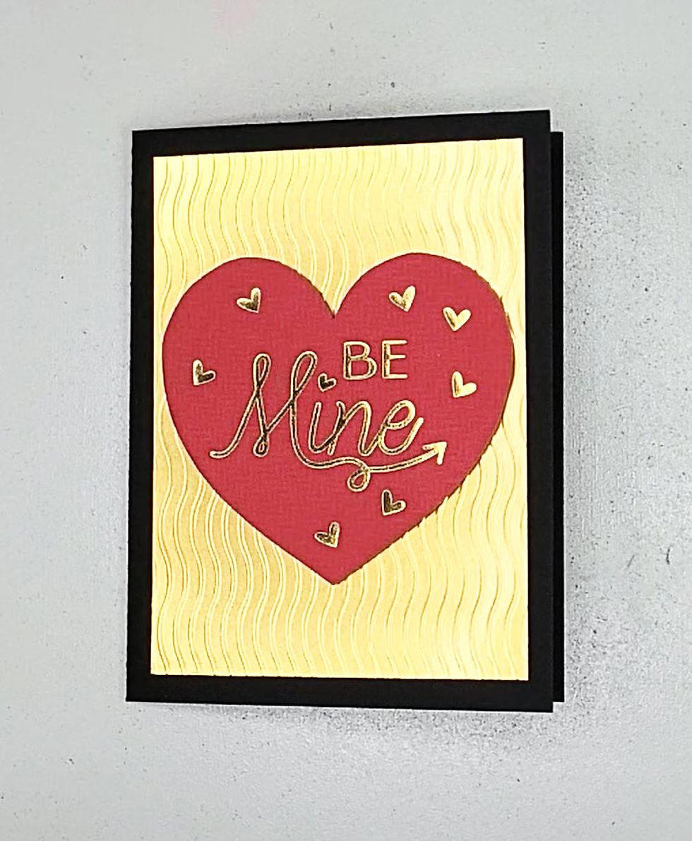 "Be Mine" Card