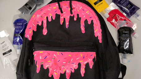 Trying Imagin8 Soft Touch Fabric Paints
