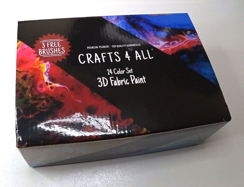3D Fabric Paint Packaging