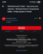 Nintendo Event Ticket Email Confirmation
