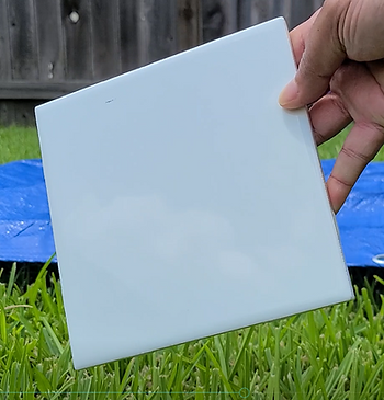 White Ceramic Tile Square