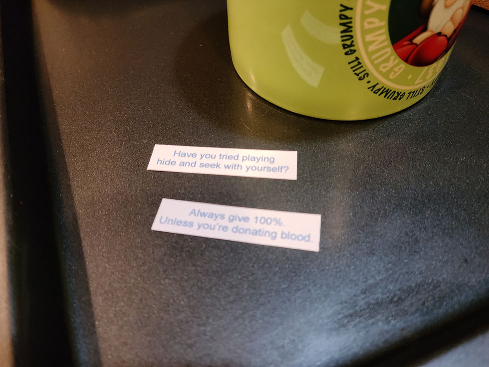 Strips of Paper Messages