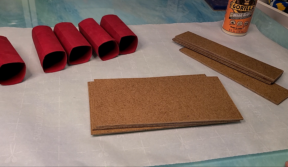 Cut MDF Board Pieces