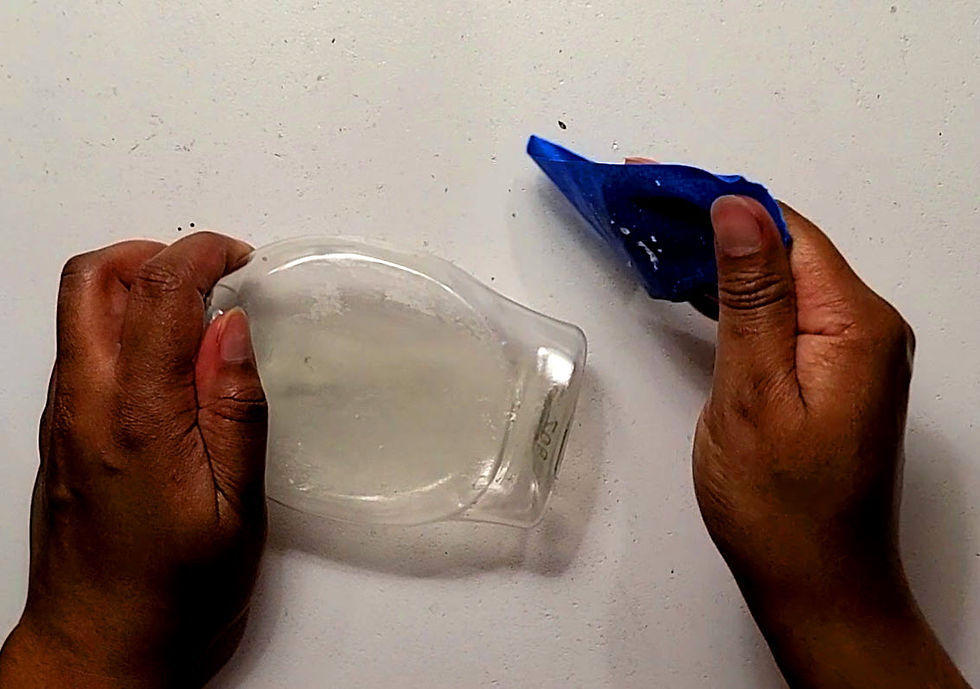 Using Tape to Remove Sticky Residue