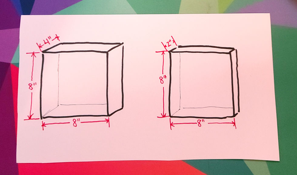 Sketch Diagram of Frame Measurements