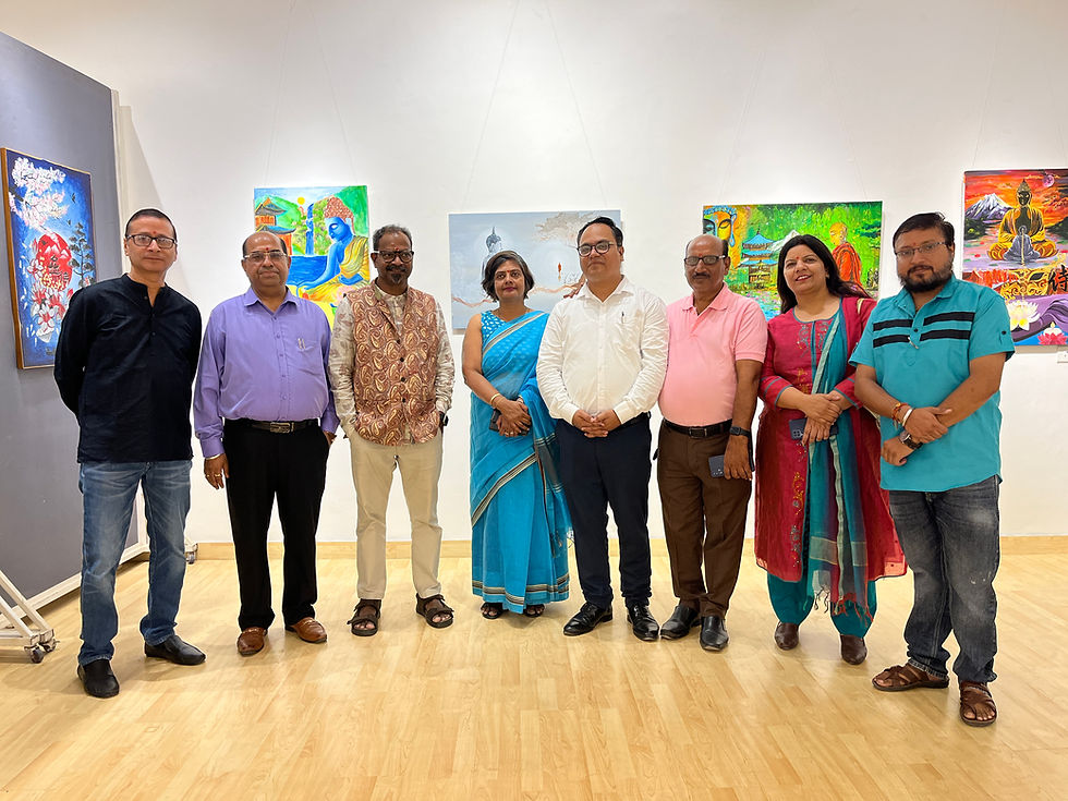Japan On Canvas 2024 - Painting Exhibition Inauguration at WUD