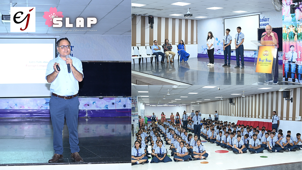 SLAP (Sakura Language Awareness Program) by Experience Japan at Bright Scholars Sr. Sec. School Sonipat)