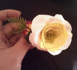 Hair clip made with Deco clay