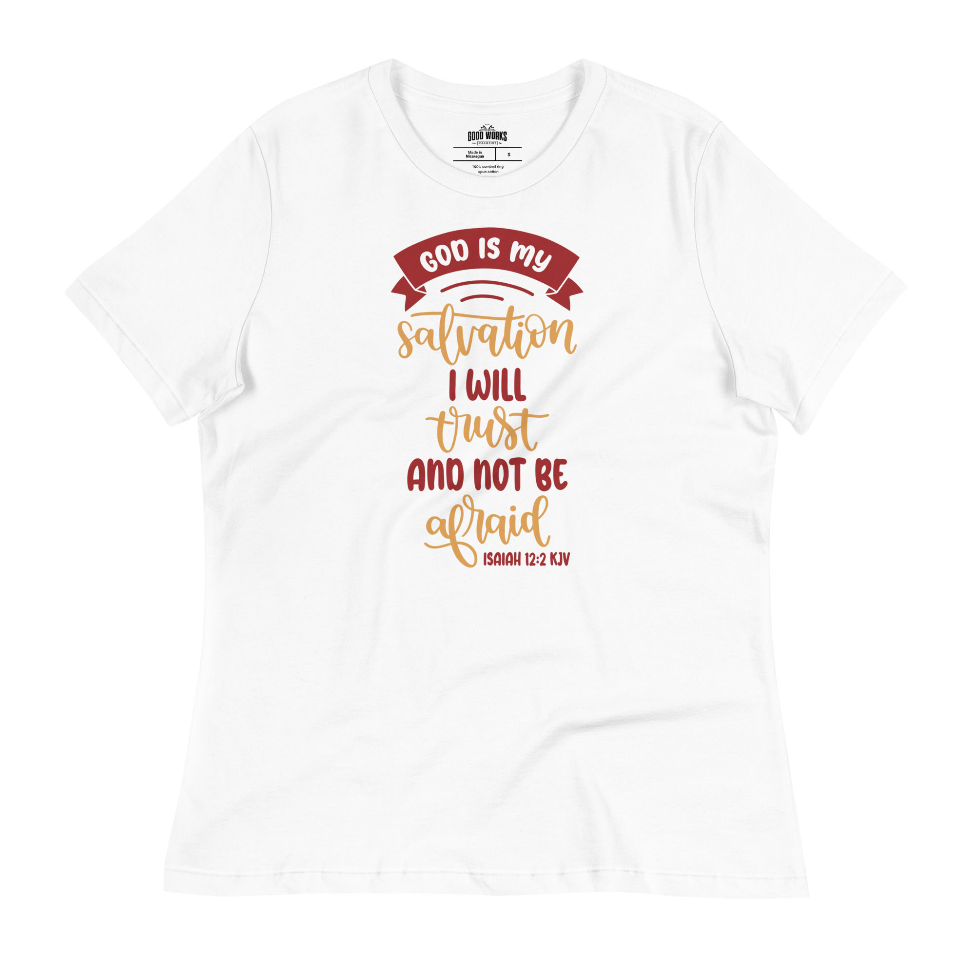 Ladies Isaiah 12:2 Relaxed T-Shirt