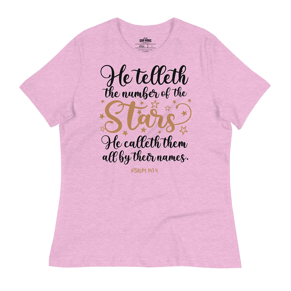 Thumbnail: Ladies Psalm 147 Relaxed T-Shirt