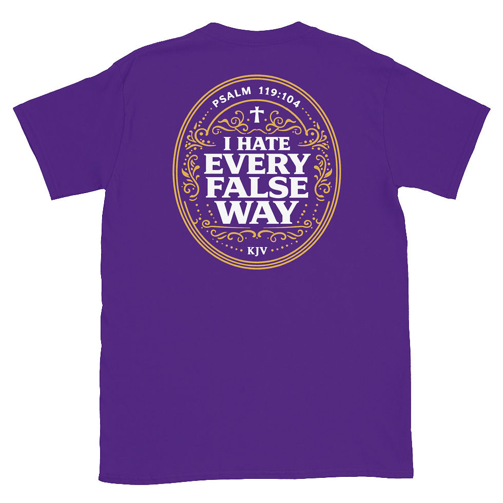 Thumbnail: Hate Every False Way Softstyle T-Shirt