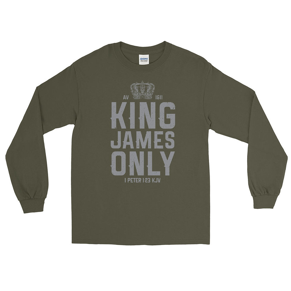 Thumbnail: King James Only Long Sleeve Shirt
