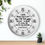 Thumbnail: I Will Bless God At All Times Wall Clock