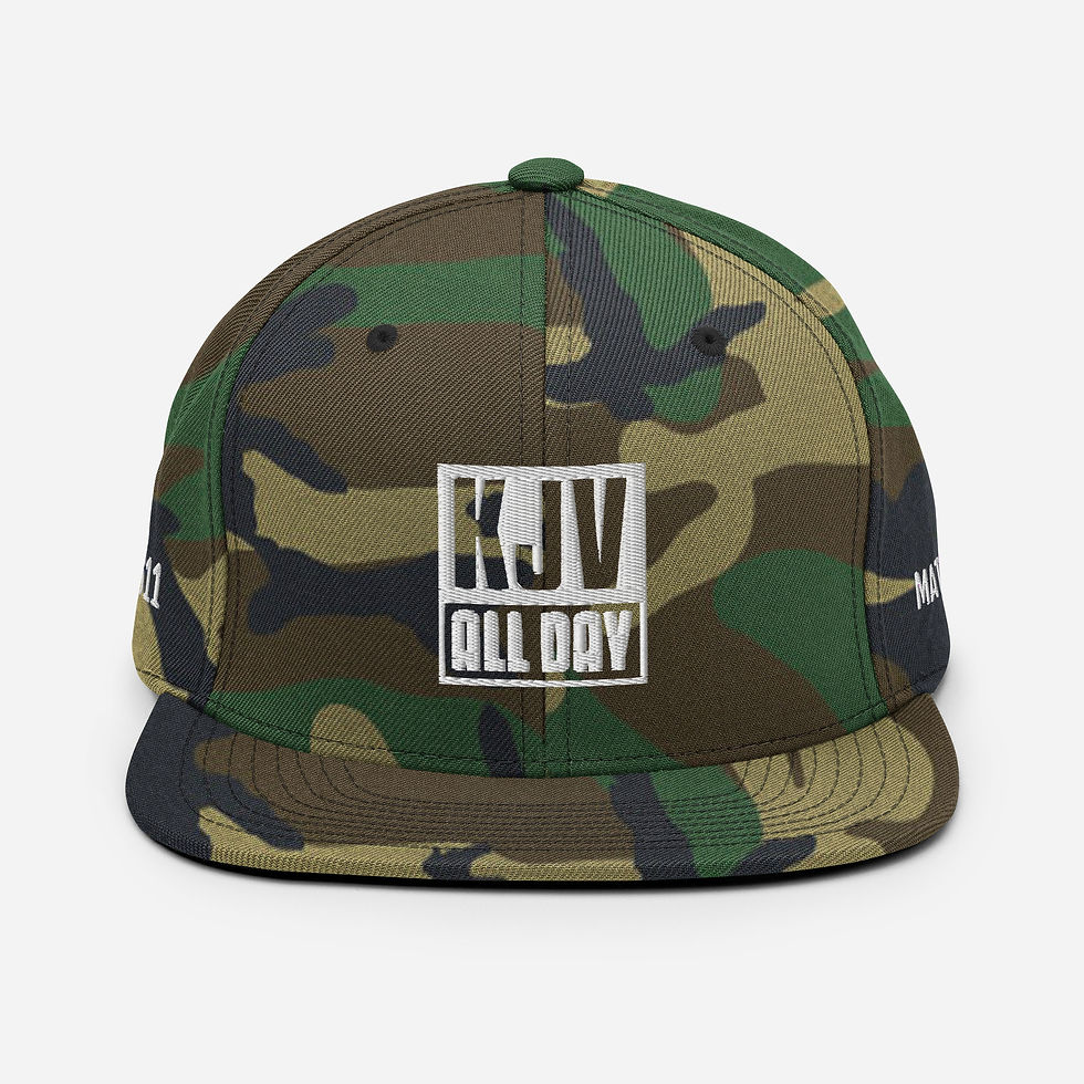 Thumbnail: KJV All Day Snapback Hat
