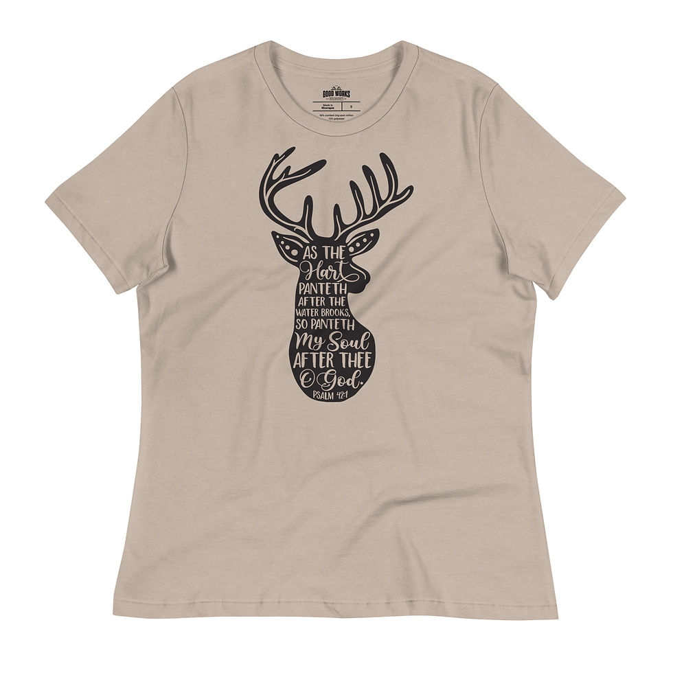 Thumbnail: Ladies Psalm 42 Relaxed T-Shirt