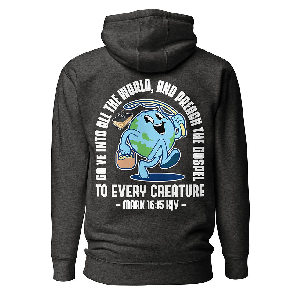 Thumbnail: Globe Fisherman Mark 16:15 Hoodie