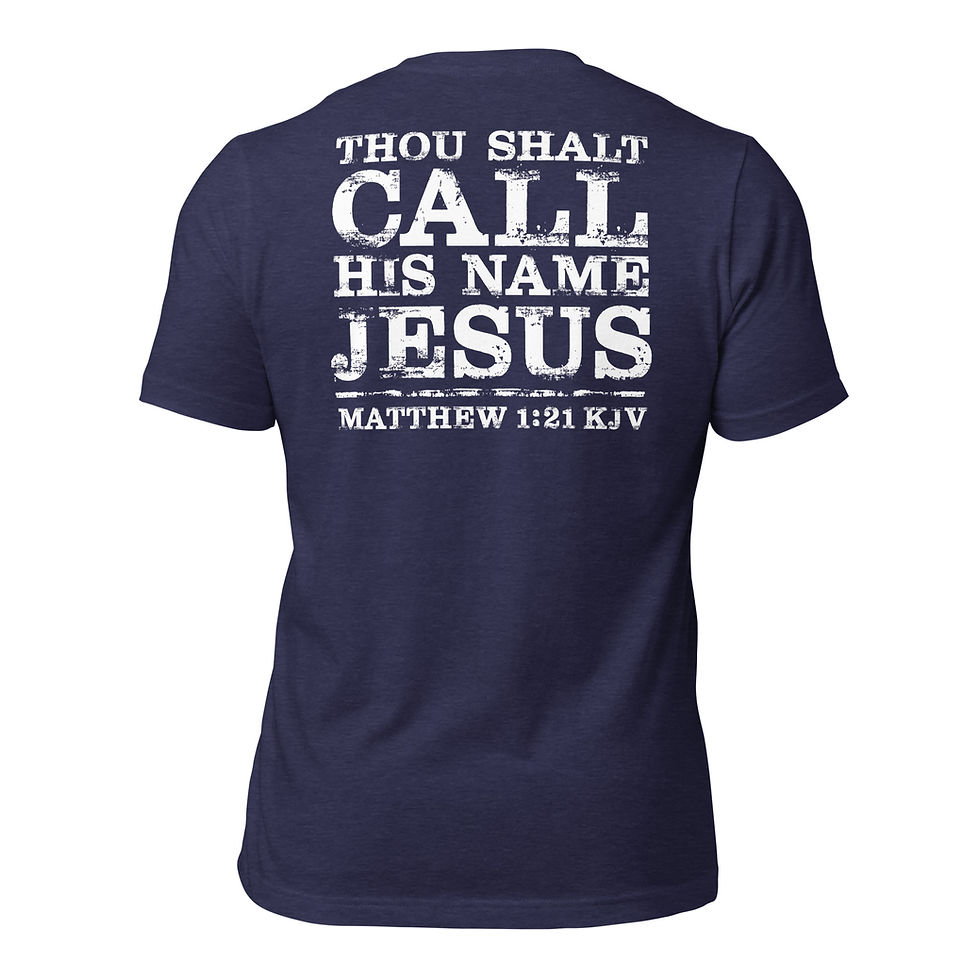 Thumbnail: His Name is Jesus Big Size T-Shirt