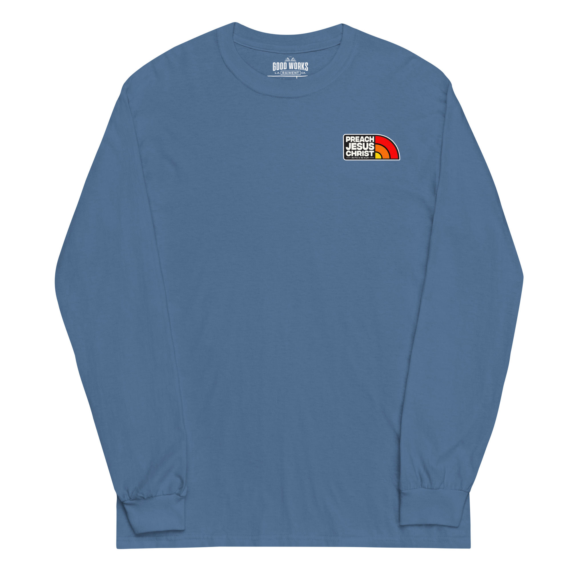 Preach Christ Pocket Logo Long Sleeve