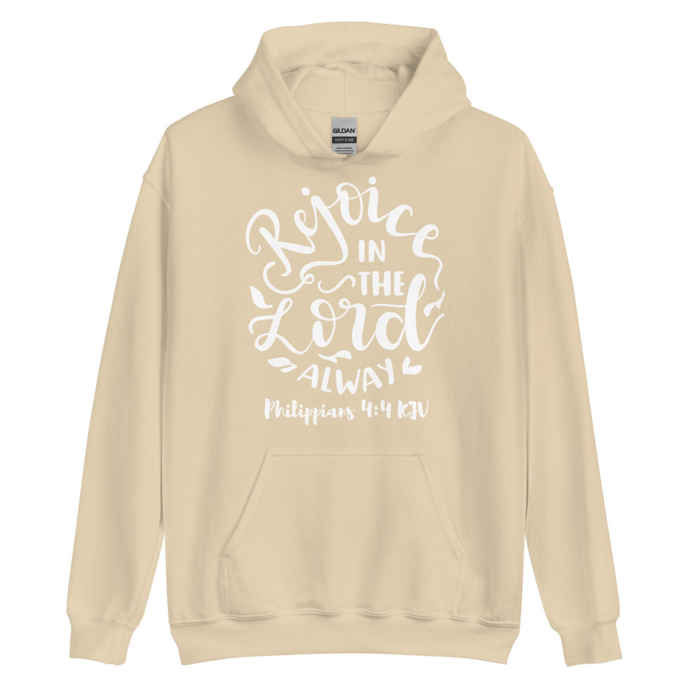 Thumbnail: Ladies Philippians 4:4 Hoodie