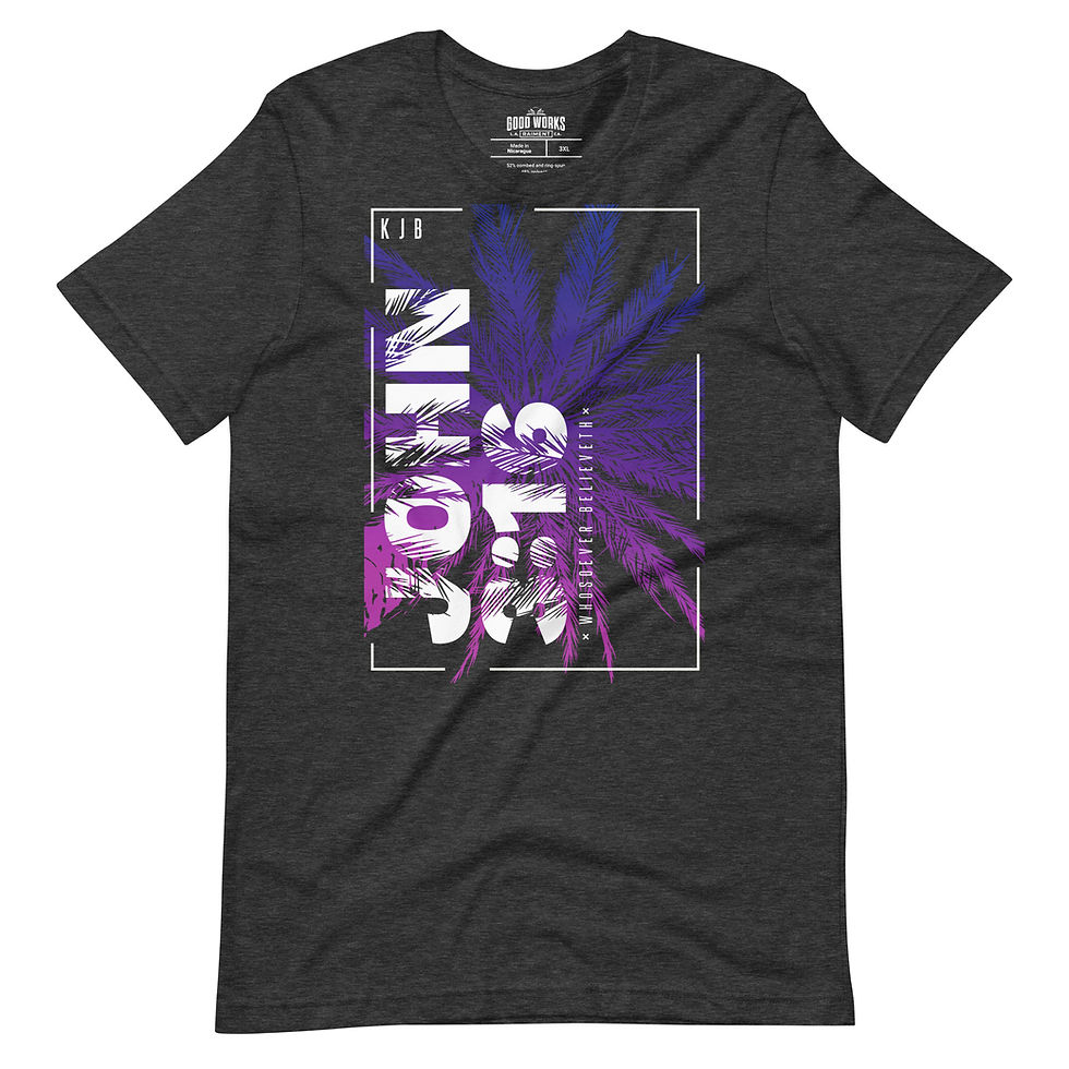 Thumbnail: John 3:16 Palms "BigSize" T-Shirt