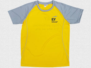Walking for a cause in sporty raglan sleeves t-shirts