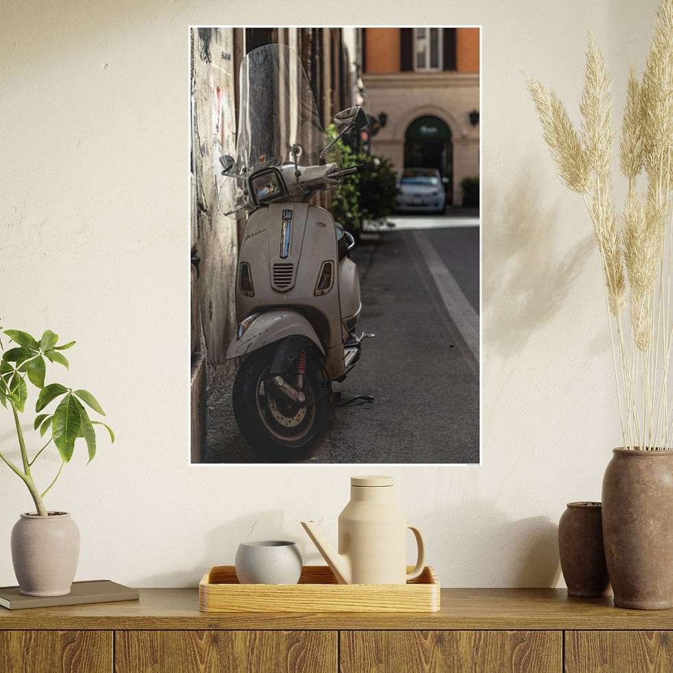 Miniature : Vespa - Photo Art Paper Poster
