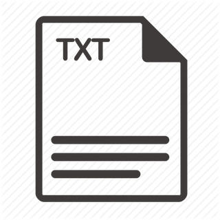 TXT file free icon PNG