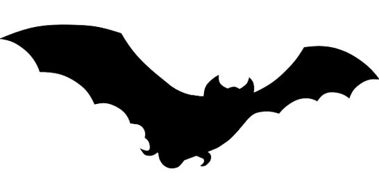 Bat free transparent cutouts