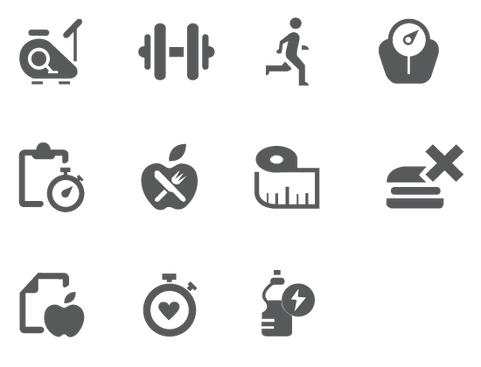 Fitness free icon PNG