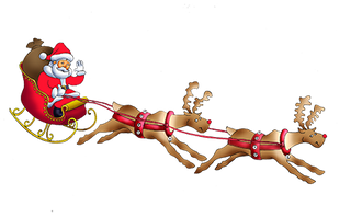 Santa S Sleigh Png Images