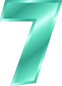 Number seven, free PNGs