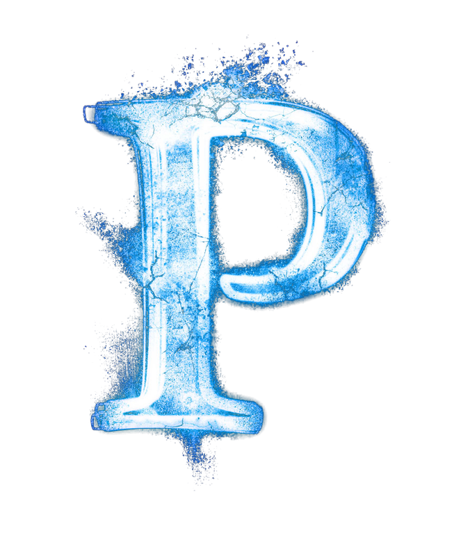 Letter Cool P Logo