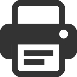 Printer free icon PNG