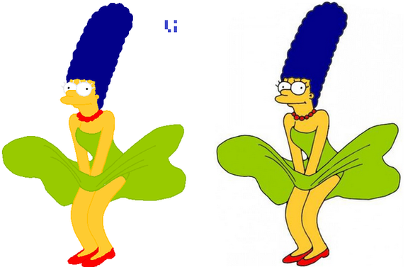 Marge Simpson PNG