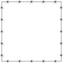 Barbwire PNG cutouts